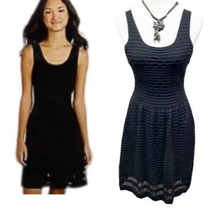 Jessica Simpson “Priscilla” Textured Sleeveless Sweater Dress